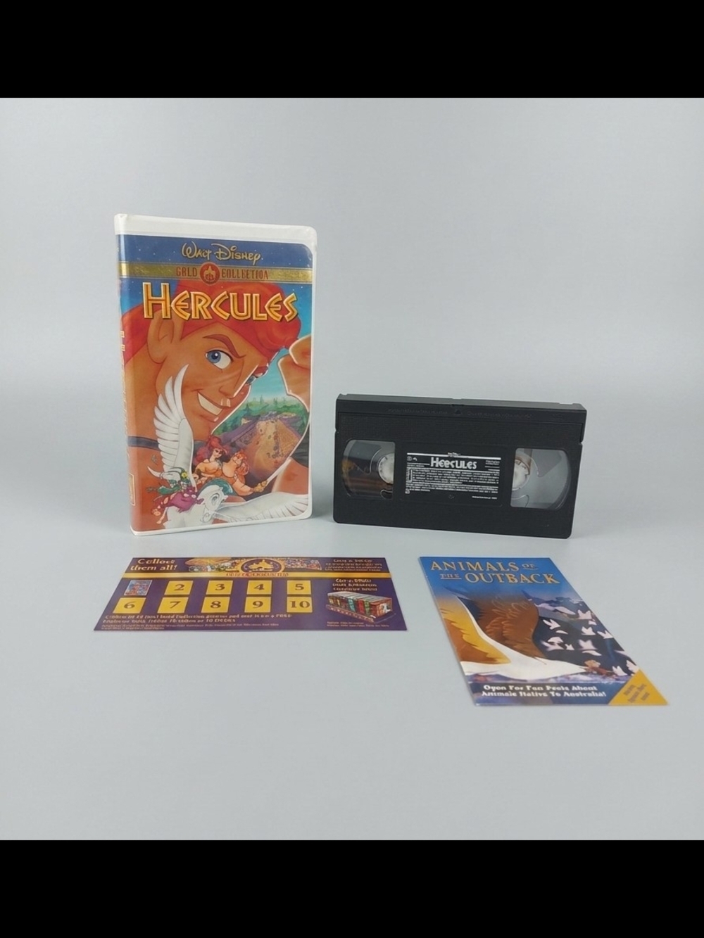 Disney's Hercules VHS Gold Collection Clamshell Pre-Owned Vintage 2000